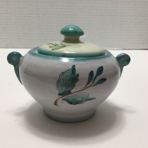 VTG Disapia Italy Ceramic Hand Painted Floral Bowl Dish, small ceramic bowl lid - Picture 14 of 14